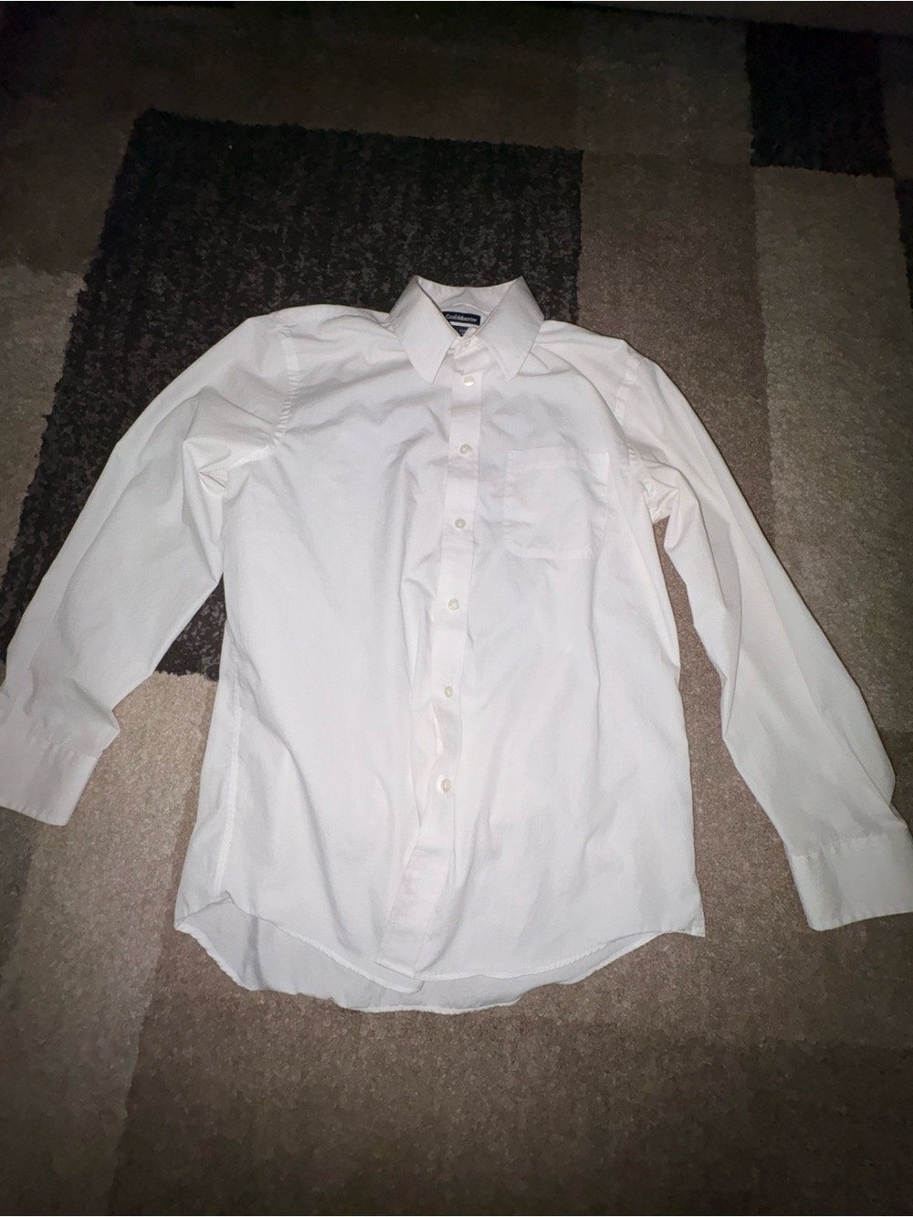 Croft & Barrow Classic Fit White Long-Sleeve Dress Shirt